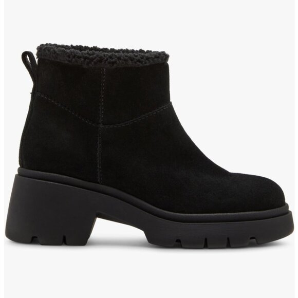 Steve Madden Hatcher Black Suede Boots Size 10 New - Picture 1 of 8